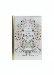 Książeczka pamiątkowa z komunii Komunia A5 kielich w kwiatach Henry (9788368335194)