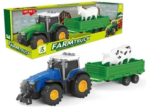 Traktor z przyczepą, światło i dźwięk Adar (582644)