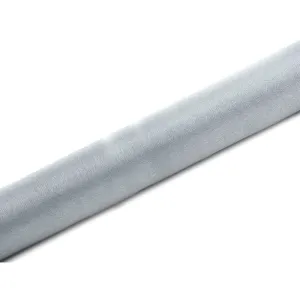 Organza organza Gładka 0,36x9 [mm x m] srebrna Partydeco (ORS-018)