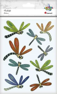 Naklejka (nalepka) Craft-Fun Series Kolorowe ważki Titanum (MX007)