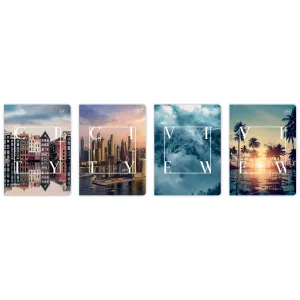 Zeszyt TRAVEL A5 60k. 70g krata Interdruk