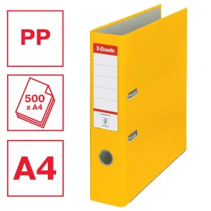 Segregator dźwigniowy Ekonomiczny A4 75mm żółty Esselte (10782)