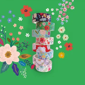 Taśma ozdobna taśma samoprzylepna GARDEN  5M 15x5 [mm x m] mix Interdruk (5902277325884)