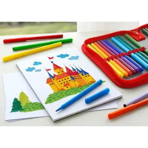 Flamaster zamek 12 kol. Faber Castell (554201)