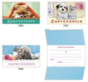 Zaproszenie Duże Zoo Merigraf