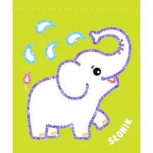 Książka dla dzieci Brokatowy obrys. Z konikiem