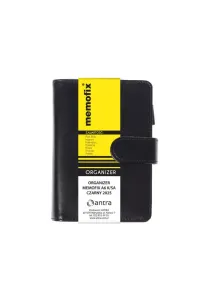 Organizer MEMOFIX A6 CZARNY Antra (z saszetką)