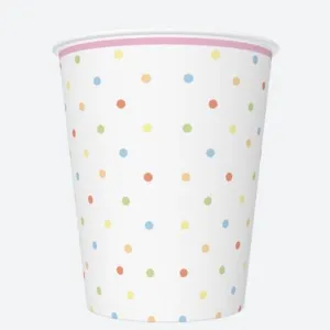 Kubek jednorazowy daisy papier 250ml Pol-mak (01)