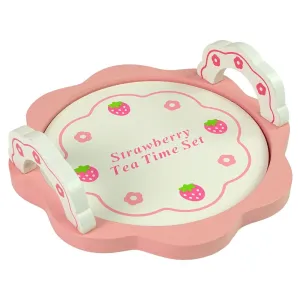 Naczynia zestaw do herbaty drewniany Lean (10181)