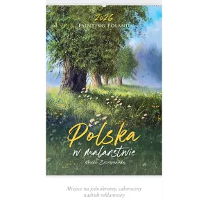 Kalendarz ścienny POLSKA W MALARSTWIE 13-planszowe 2024 320mm x 470mm Lucrum (RW06)