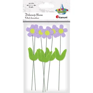 Ozdoba filcowa Craft-Fun Series Titanum (BJ25091119 Purple)