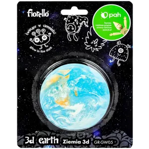 Naklejka ścienna Fluorescencyjna ziemia 3D Fiorello (170-2801)