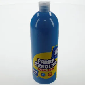 Farby plakatowe Astra szkolne kolor: niebieski 1000ml 1 kolor.