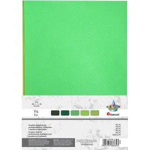 Filc Titanum Craft-Fun Series tonacja zielona kolor: mix 10 ark. 210mm x 297mm (345158)
