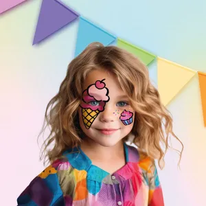 Farba do malowania twarzy LODOWE MARZENIE 9 kolor. Kidea (FDTLM9KA)