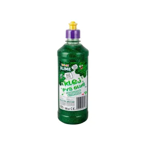 Klej artystyczny brokatowy zielony 500ml Tuban (TU3478)