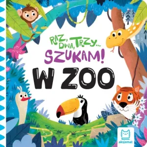 Książka dla dzieci Raz, dwa, trzy – szukam! W zoo