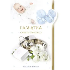 Kartka składana Pol-mak Chrzest Extra B6 (b6x)