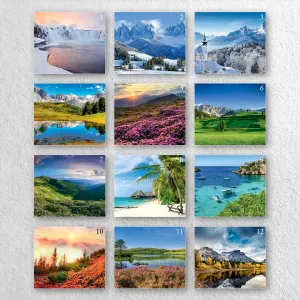 Kalendarz ścienny A4 KRAJOBRAZY A4 x 300mm Press (5904830713435)