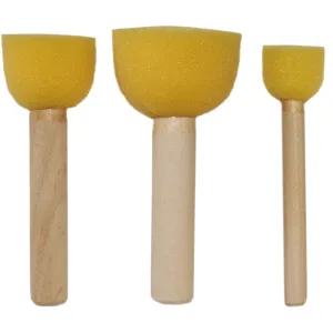 Pędzel Craft-Fun Series gąbka do malowania zestaw 3 szt. Titanum (hsm001)