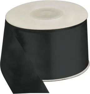 Wstążka Craft-Fun Series satynowa 50x25 [mm x m] czarny Titanum (50MM/25M 010)