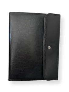 Teczka konferencyjna Typ B A4 czarny ekoskóra Majewski Ryszard (TKFB)