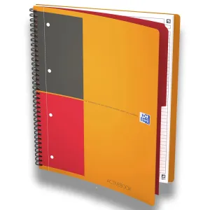 Kołozeszyt (kołobrulion) Oxford International A4+ 80k. 80g linia/tagi 248mm x 297mm (100102994)