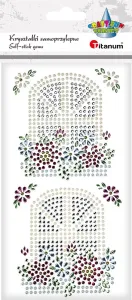 Kryształki Craft-Fun Series okna ze skrzyniami kwiatów mix Titanum (24MH03221)