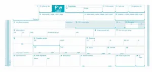 Druk samokopiujący Michalczyk i Prokop przyjęcie wyrobu jednopozycyjne 1/3 A4 80k. (381-8)