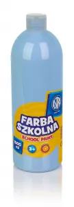 Farby plakatowe Astra szkolne kolor: błękitny 1000ml 1 kolor.