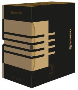 Pudło archiwizacyjne Donau A4 - brązowy 155mm x 340mm x 297mm (7663301FSC-02)