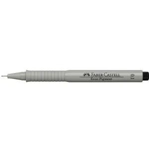 Cienkopis kreślarski Ecco Pigment wkład czarny 0,1mm 1kol. Faber Castell (FC166199)