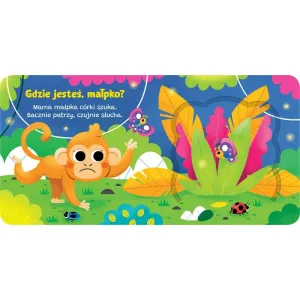 Książka dla dzieci Otwórz okienko! Gdzie jesteś, małpko ? Aksjomat