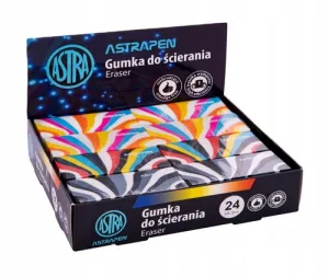 Gumka do mazania Astra KOLOROWE PASKI (403022023)
