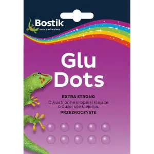 Kropki kleju bostik glu mocne 9824 64 szt BOSTIK
