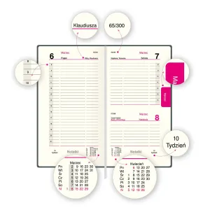 Organizer ORGANIZER 3/4 B5 (mix) Press (dzienny)