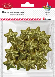 Ozdoba styropianowa Craft-Fun Series gwiazdki Titanum (23YX0326-2(GOLD))