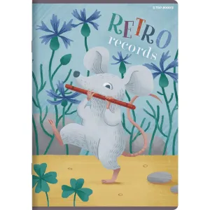 Zeszyt BOOKWORM/RETRO A5 32k. 70g krata Top 2000 (400169402)