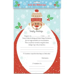 Kartka składana LIST DO MIKOŁAJA MIKOŁAJ Z BRODA A4 Henry (5905701485680)