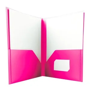 Skoroszyt 5903242103360 A4 różowy polipropylen PP Tetis (BT619-R (120))