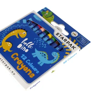 Kredki świecowe Dino 12 kol. Starpak (512004)