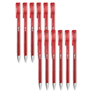 Długopis zelowe wkład czerwone Berlingo (243038)