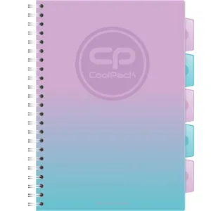 Kołozeszyt (kołonotatnik) A4 CoolPack gradient 200k. krata Patio (03036CP)
