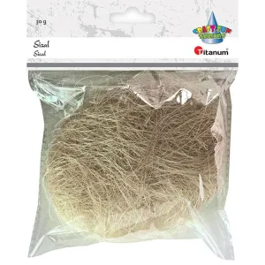 Sizal Craft-Fun Series biały 30g Titanum (363108)