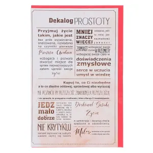 Kartka składana Ab Card 135mm x 210mm (ab tekstowe)