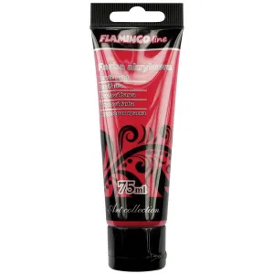 Farba akrylowa kolor: karminowy 75ml Flamingo Line (032)