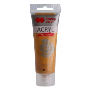 Farba akrylowa kolor: złoty 75ml Happy Color (HA 7370 0075-11)