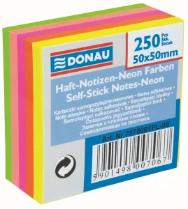 Notes samoprzylepny (karteczki) mix 250k [mm:] 50x50 Donau (7575001PL-99)