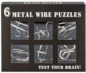 Gra logiczna łamigłówki logiczne puzzle metalowe 7 Toys (789760)