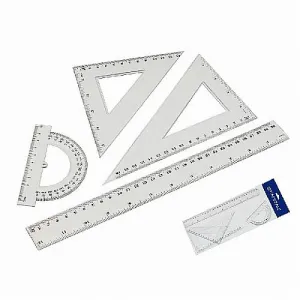 Komplet geometryczny 30 cm 4 el. Starpak (174932)